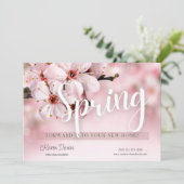 Spring Real Estate Marketing Briefkaart (Staand voorkant)