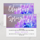 Spring Real Estate Marketing Briefkaart | Aangepas (Voorkant / Achterkant)