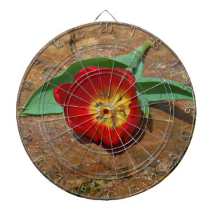Spring Red Tulip Dartbord