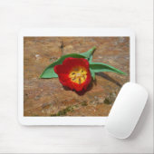 Spring Red Tulip Muismat (Met muis)