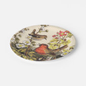 Spring Robin Birds Red Birding Papieren Bordje (Gekanteld)