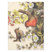 Spring Robin Birds Red Birding Tafelkleed (Voorkant)