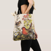 Spring Robin Birds Red Birding Tote Bag (Dichtbij)