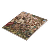 Spring Roundelay (door Edward Atkinson Hornel) Tegeltje (Zijkant)