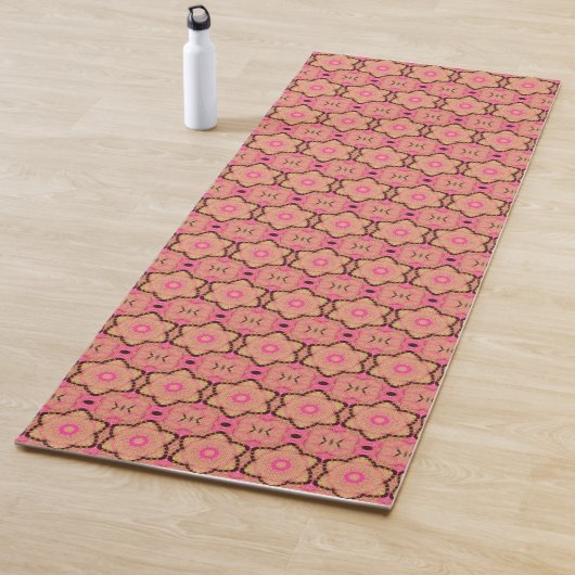 Spring roze Abstract Yogamat (In situ)