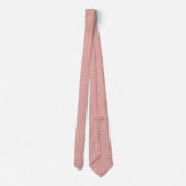Spring Roze en Groene Tribal Zigzag Patroon Stropdas (Achterkant)