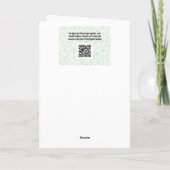 Spring roze Tulp Art Flower Easter Kaart (Achterkant)