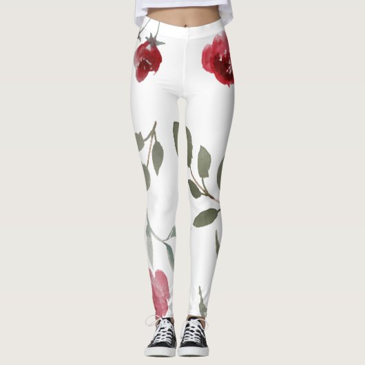 SPRING ROZEN LEGGINGS (Voorkant)