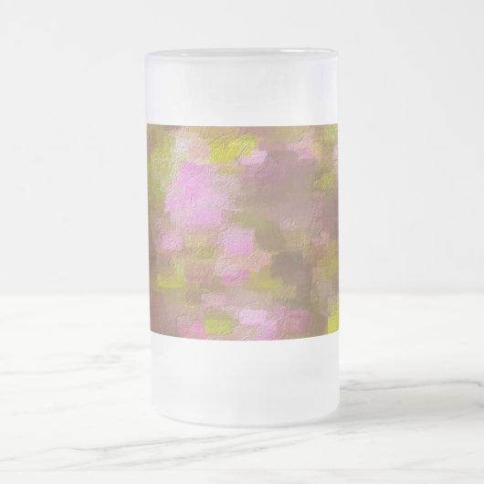 Spring Sason Pinks Abstract Matglas Bierpul (Center)