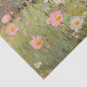 Spring Schaap met Wildflowers Schilderij Decoupage Tissuepapier (Detail)