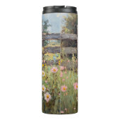 Spring Schaap met Wildflowers Schilderij Thermosbeker (Achterkant)