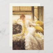 Spring (Seaside) van James Tissot, portret (Voorkant / Achterkant)