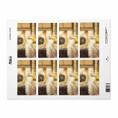 Spring (Seaside) van James Tissot,  portret Etiket (Full Sheet)