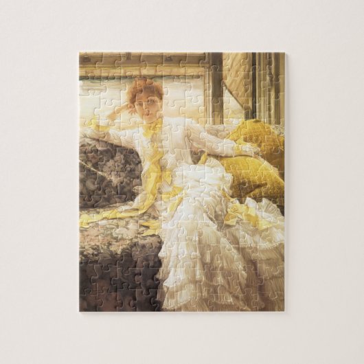 Spring (Seaside) van James Tissot, portret Legpuzzel (Verticaal)