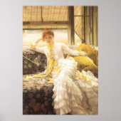Spring (Seaside) van James Tissot,  portret Poster (Voorkant)