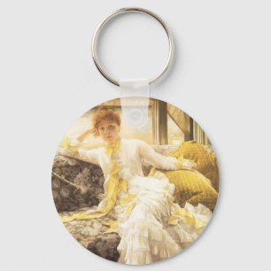 Spring (Seaside) van James Tissot, portret Sleutelhanger