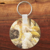 Spring (Seaside) van James Tissot, portret Sleutelhanger (Voorkant)