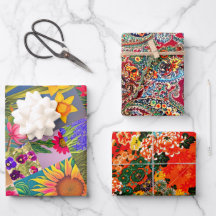 Spring Set Floral, Paisley, Mah Jongg Egrets