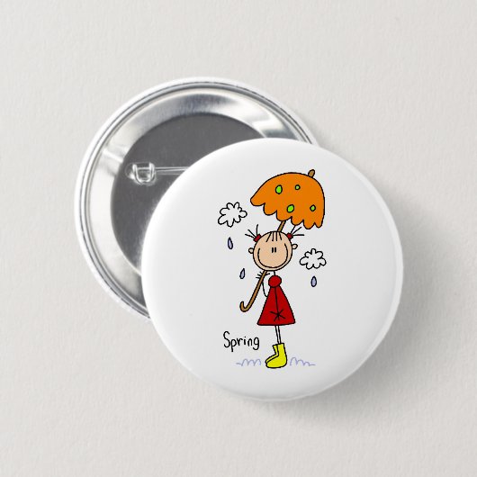 Spring Showers Button (Voorkant /achterkant)