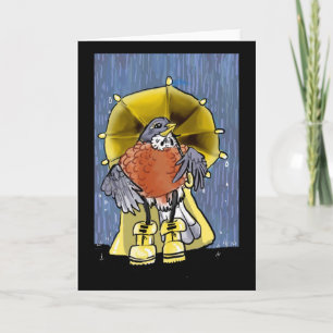Spring Showers ! carte de voeux