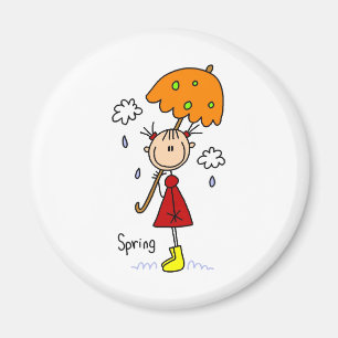 Spring Showers Magnet Magneet