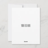 Spring Skunk Feestdagenkaart (Achterkant)