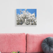 Spring Snow Crabapple Tree in Bloom Canvas Afdruk (Insitu (Woonkamer))