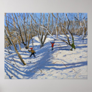 Spring Snow Newhaven Derbyshire 2008 Poster