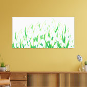 Spring Snowdrops Canvas Afdruk (Insitu (Woonkamer))