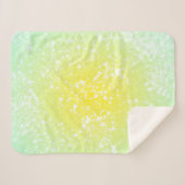 Spring Splatter Sherpa Deken (Voorkant (horizontaal))