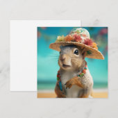 Spring Squirrel Kaart (Voorkant / Achterkant)