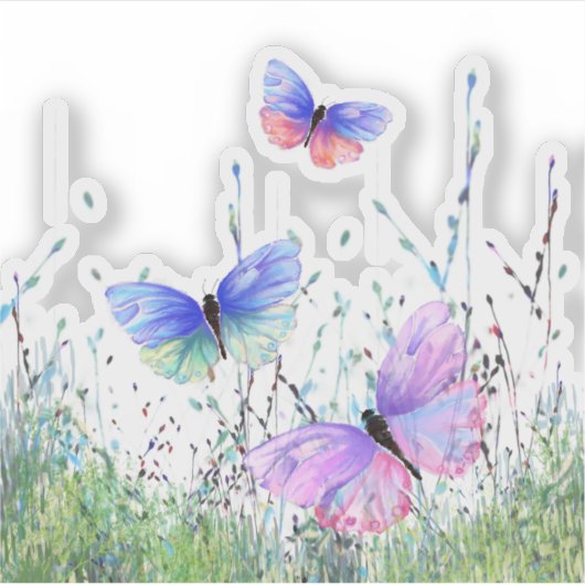 Spring Sticker Butterflies (Devant)