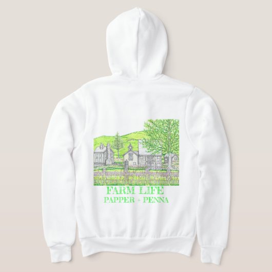 Spring Stone Barn Dames Hoodie (Laag Achter)