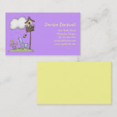 Spring Stuff ・ Birdhouse & Bird Visitekaartje (Voorkant / Achterkant)