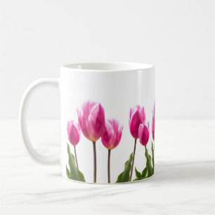 Spring Style Roze Tulp Flower / Paasen Koffiemok