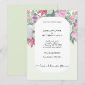 Spring Summer Floral Boho Garden Kaart (Voorkant / Achterkant)