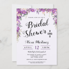 Spring Summer Floral Top Bridal Shower Kaart