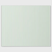 Spring Summer Light Green Stripe Gift Cadeaupapier (Vlak)