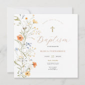 Spring Summer Wildflowers Uitnodiging (Voorkant)