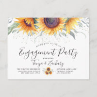 Spring Sunflower Bloom | Uitnodiging voor de indie