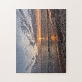 Spring Sunset on Lake Michigan - stuk 252 Legpuzzel