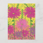 Spring Sunshine Floral Briefkaart (Voorkant)
