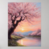 Spring Symphony Trendy Modern Painting Poster (Voorkant)