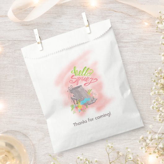 Spring Tea Party Bedankzakje (Geknipt)