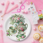 Spring Tea Party Papieren Bordje (Feest)