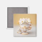 Spring Teacup Magneet (Voorkant / Achterkant)