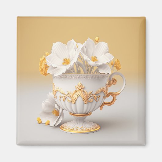 Spring Teacup Magneet (Voorkant)