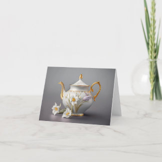 Spring Teapot Notecard Bedankkaart