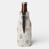 Spring teddy bear flesjeskoeler (Fles Achterkant)