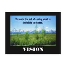 Spring Tetons VISION-briefkaart